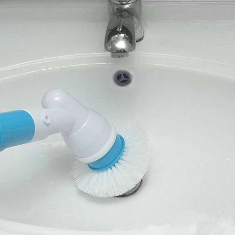 Electric Spin Scrubber Turbo Scrub Cleaning Brush Cordless Chargeable Bathroom Cleaner