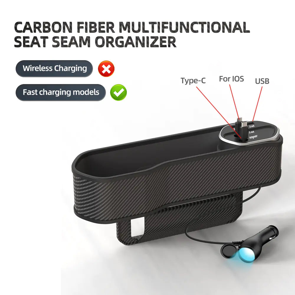 Car Seat Gap Filler Organizer