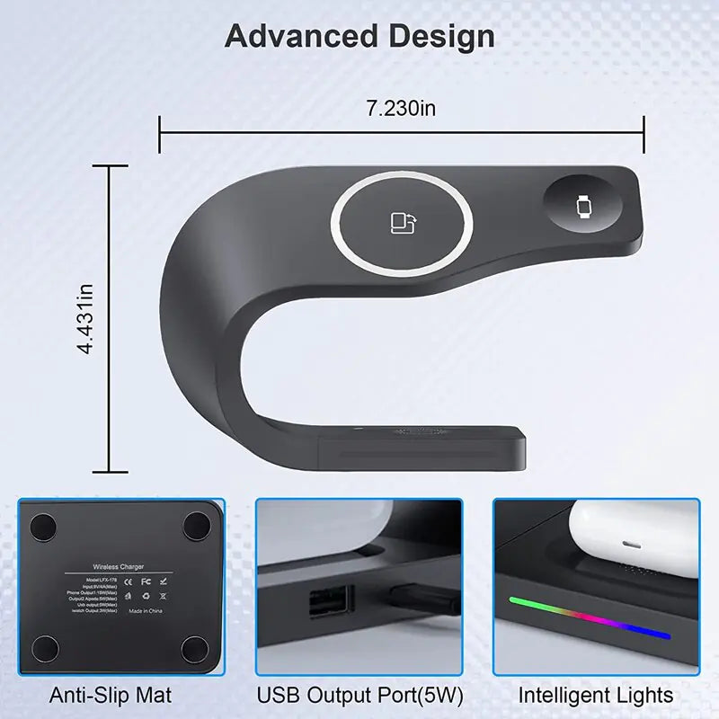 3 In 1 Wireless Chargers Stand